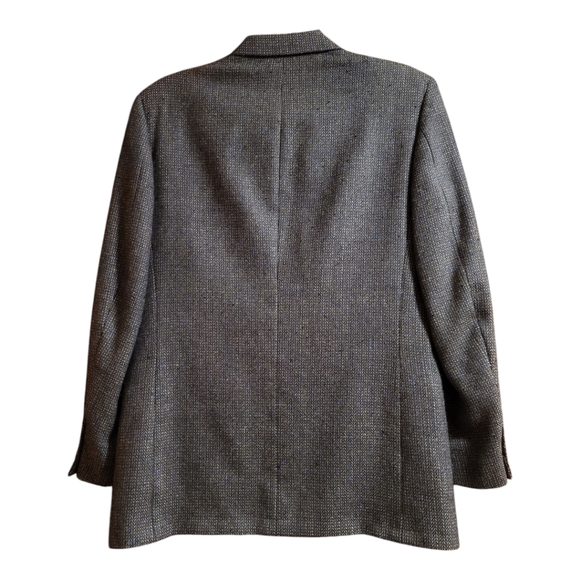 Givenchy blazer wool tweed mens 40R vintage fully lined preppy debonair jacket - Picture 2 of 12